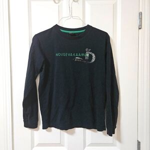 Men's diesel Greek logo small Long sleeve t cotton
